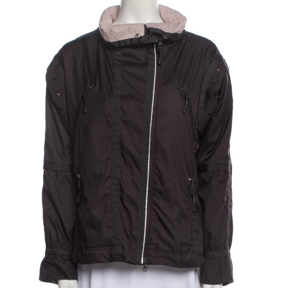 🤍 ADIDAS BY STELLA MCCARTNEY Black Collar Performance Jacket
